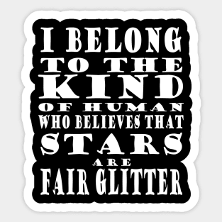 Stars Fairy English gift girl gift Sticker